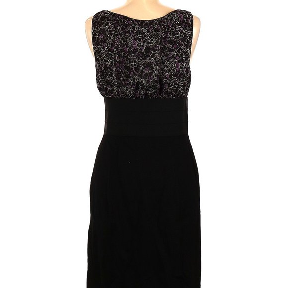 MAX STUDIO size L purple lace top V-neck dress in excellent condition - Picture 2 of 6